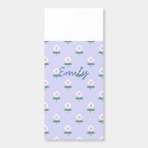 Personnalisé Joli Floral Anniversaire Fille pourpr