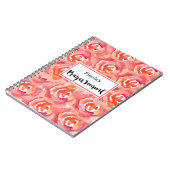 Personnalisé | Journal de prière Rose aquarelle (Côté gauche)