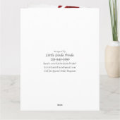 PERSONNALISÉ Joyeuses cartes de baseball d'anniver (Dos)