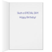 Personnalisé Joyeux 6E anniversaire toute carte en (Intérieur (Droit))