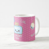Personnalisé Kawaii BFF meilleurs amis Mug Cute Fo (Devant droit)