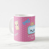 Personnalisé Kawaii BFF meilleurs amis Mug Cute Fo (Devant gauche)