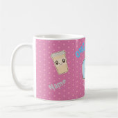 Personnalisé Kawaii BFF meilleurs amis Mug Cute Fo (Gauche)