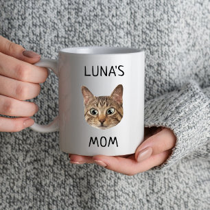 Personnalisé Kitten Mug Personnalisé Chat visage e