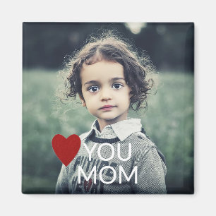 Personnalisé L : ove You Maman Refrigerator Magnet