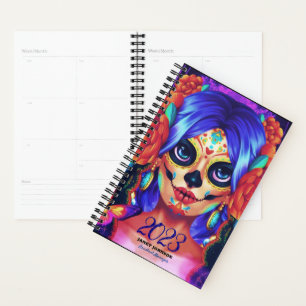 Personnalisé LA CATRINA SUGAR SKULL 2023 Hebdomada