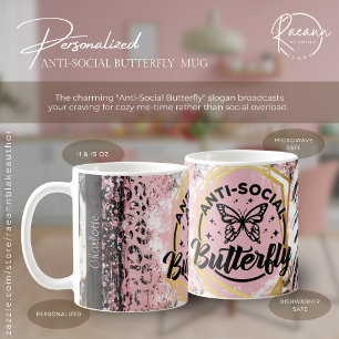 Personnalisé La Mug En Céramique Anti-Papillon Soc