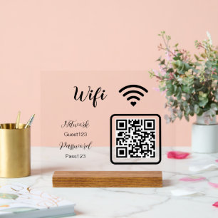 Personnalisé Le mot de passe Wifi pour les affaire