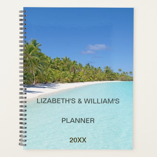 PERSONNALISÉ LIZAETH & WILLIAM['S PLANNER (Devant)