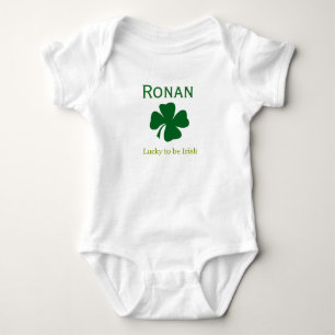 Personnalisé Lucky to be Irish bébé Body Suit Cade