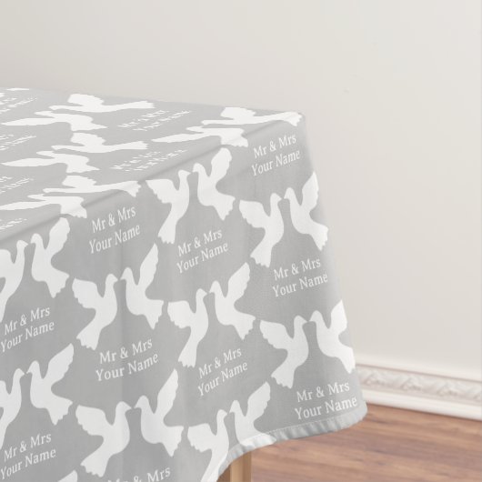 Personnalisé M. et Mme nappes de réception de mari (In Situ)