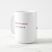 Personnalisé M. Right Mug (Devant gauche)