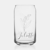 Personnalisé May Lily de la Vallée Fleur de naissa (Verso)