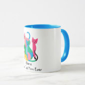 Personnalisé Meilleur Chat Maman Jamais Mug (Devant droit)