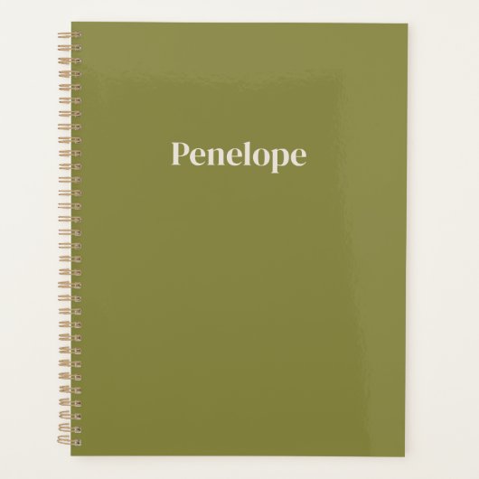 Personnalisé Minimaliste Olive (Devant)