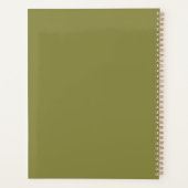 Personnalisé Minimaliste Olive (Dos)