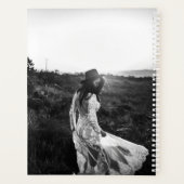 Personnalisé Moderne Chic Mariage de noms de photo (Dos)