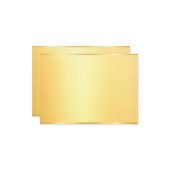 Personnalisé Moderne Élégant Modèle Faux Or (Devant/Arrière en situation)