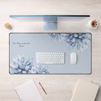 Personnalisé Moderne Floral Dusty Bleu