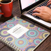 Personnalisé moderne violet géométrique