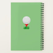 Personnalisé Mon Carnet de jeu de golf (Verso)