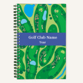 Personnalisé Mon Carnet de jeu de golf (Recto)