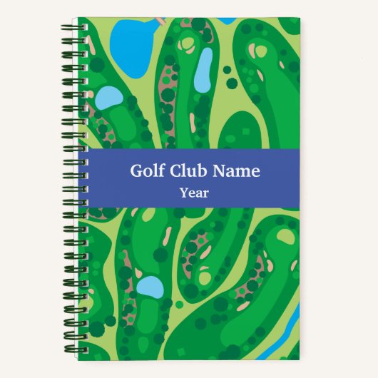 Personnalisé Mon Carnet de jeu de golf (Recto)