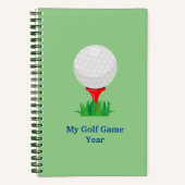 Personnalisé Mon Carnet de jeu de golf (Recto)