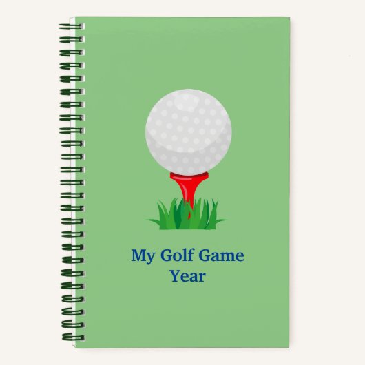 Personnalisé Mon Carnet de jeu de golf (Recto)