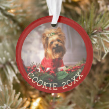 Personnalisé Mon premier chien de Noël garde un an