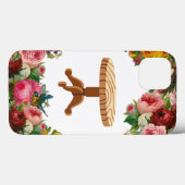 Personnalisé Monogrammed iPhone 13 Coque - Design  (Verso (horizontal))
