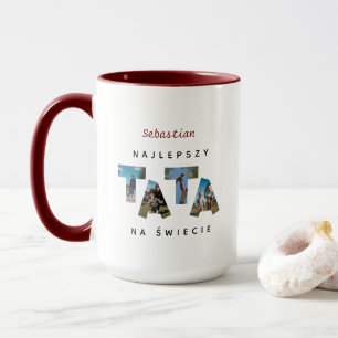 Personnalisé NAJLEPSZY TATA NA ŚWIECIE énorme Mug