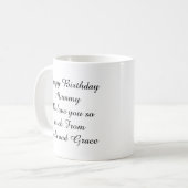 Personnalisé N'Importe Quel Message Mug Cadeaux Id (Devant gauche)