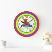 Personnalisé (N'IMPORTE QUEL NOM) Horloge de l'enf (Maison)