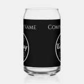 Personnalisé noir blanc Ajouter logo ici promo (Gauche)