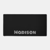 Personnalisé noir et blanc rétro (Recto)