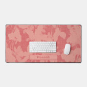 Personnalisé Nom Abstrait Floral Rose Femine (Clavier et souris)