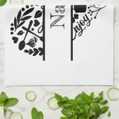 Personnalisé Nom Cuisine serviettes cadeau (Plié)