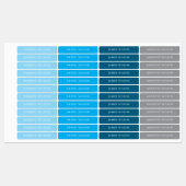 Personnalisé Nom Étiquette Stickers Garçons Enfant (Feuille)