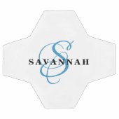 Personnalisé Nom Monogramme Moderne Fun Sports Coo (Plat)