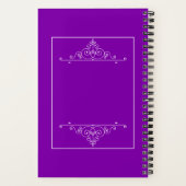 Personnalisé Nom personnalisé Carnet cadeau de l’a (Verso)