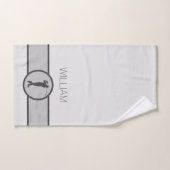 Personnalisé Nom personnalisé Golfer Gifts Golf (Serviette à main)