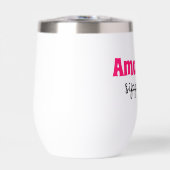 Personnalisé Nom Personnalisé Sippy Cup Vin Tumble (Avant)