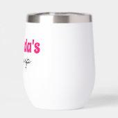 Personnalisé Nom Personnalisé Sippy Cup Vin Tumble (Arrière)