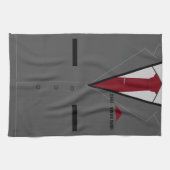 Personnalisé Nom personnalisé Texte Serviette de c (Horizontal)