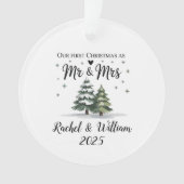 Personnalisé Notre premier Noël en couple 2025 (devant)