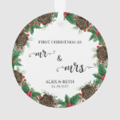 Personnalisé Notre Premier Noël Engagé (dos)