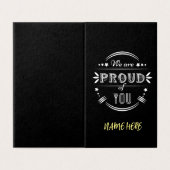 Personnalisé Nous sommes fiers de vous (Outside Unfolded)