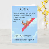 Personnalisé obtenez la carte bonne (Fleur jaune)