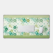 Personnalisé Olive Green Turquoise Blue Retro Art (Clavier et souris)